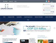 Tablet Screenshot of grupoargos.com